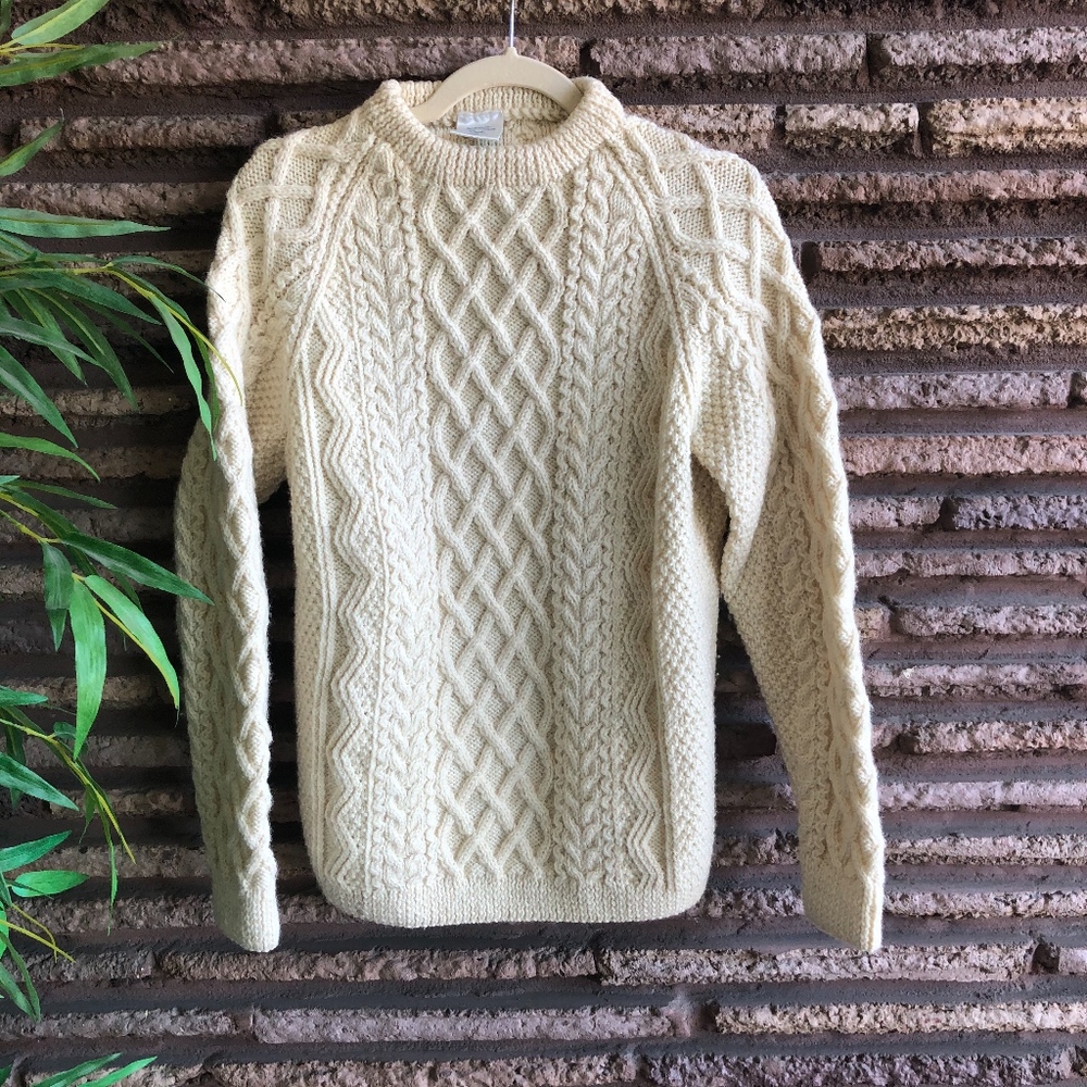 West Clare Craft Irish Fisherman Knit Sweater